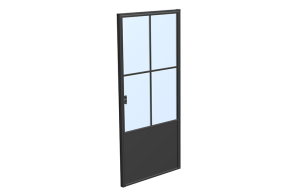 Loft doors-4areas-panel